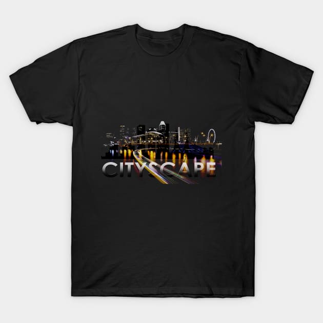 Cityscape design T-Shirt by Green Gecko Creative